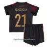 Conjunto (Camiseta+Pantalón Corto) Alemania Ilkay Gundogan 21 Segunda Equipación Mundial 2022 - Niño